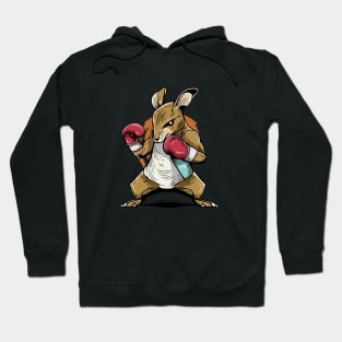 Cute Kangaroo Jab  With Small Body And Fight Hoodie